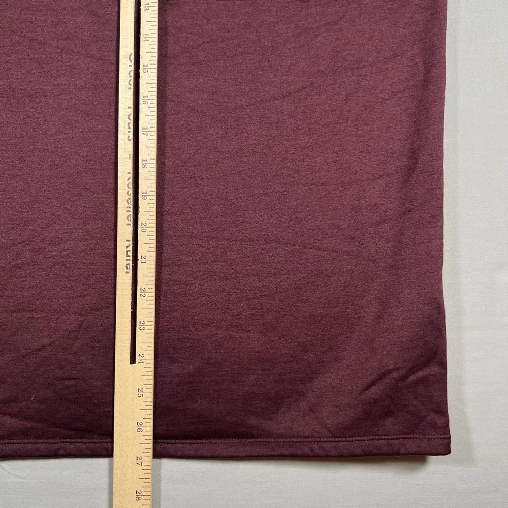 The North Face Canyonlands 1/2 Half Zip Pullover Burgundy Mens Medium